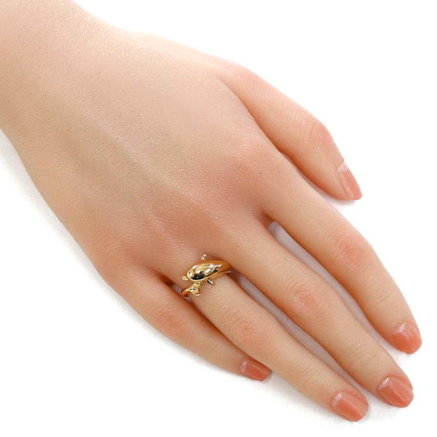 STAR JEWELRY スタージュエリー K18 リング 指輪 11号 イルカ STAR JEWELRY スタージュエリー K18 リング 指輪 11号 イルカ