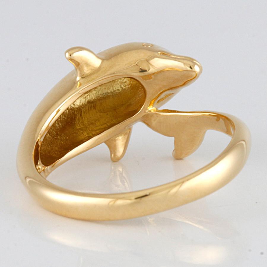 STAR JEWELRY スタージュエリー K18 リング 指輪 11号 イルカ STAR JEWELRY スタージュエリー K18 リング 指輪 11号 イルカ