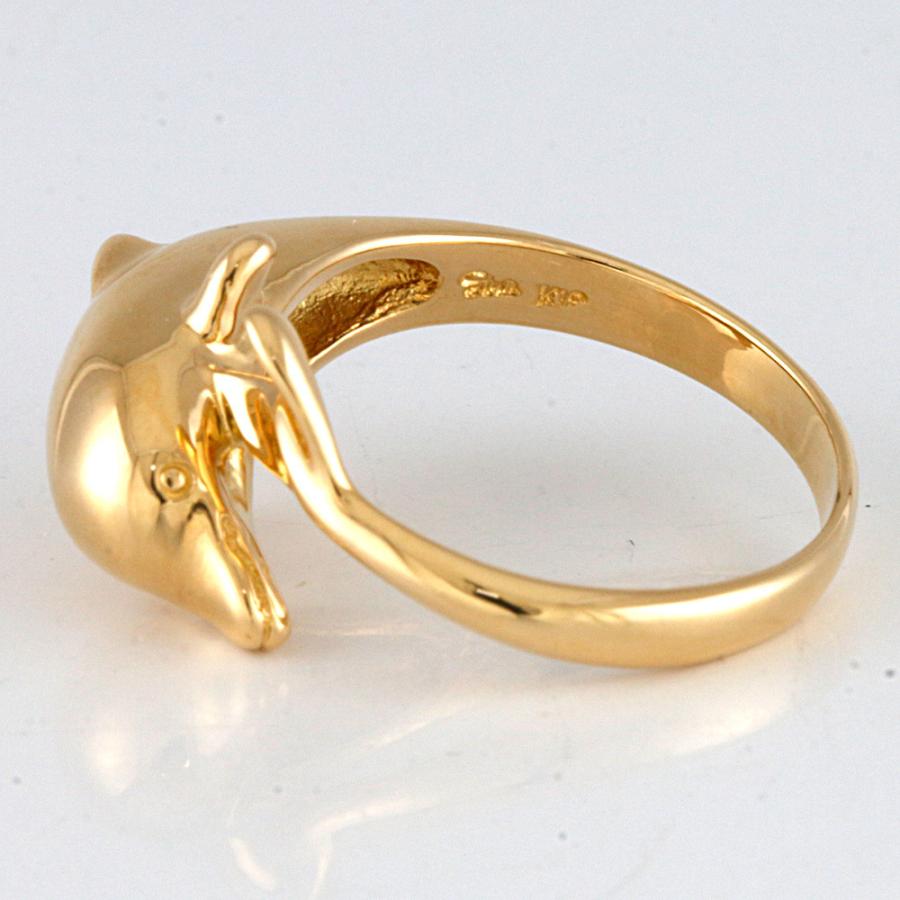 STAR JEWELRY スタージュエリー K18 リング 指輪 11号 イルカ STAR JEWELRY スタージュエリー K18 リング 指輪 11号 イルカ