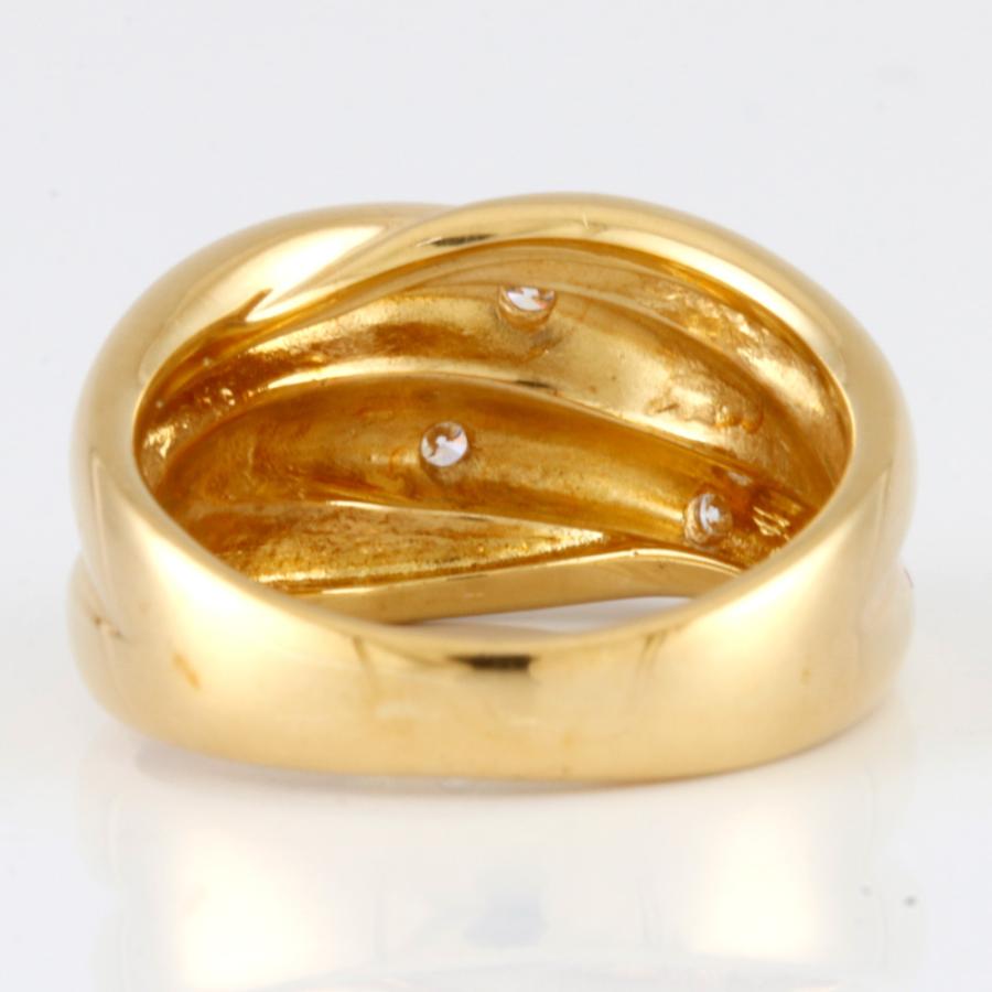 MIKIMOTO（ミキモト） K18 リング 指輪 ダイヤモンド0.06CT 7号 18金