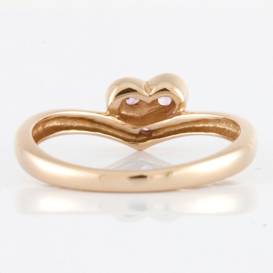 STAR JEWELRY スタージュエリー K18 リング 指輪 ピンクサファイア