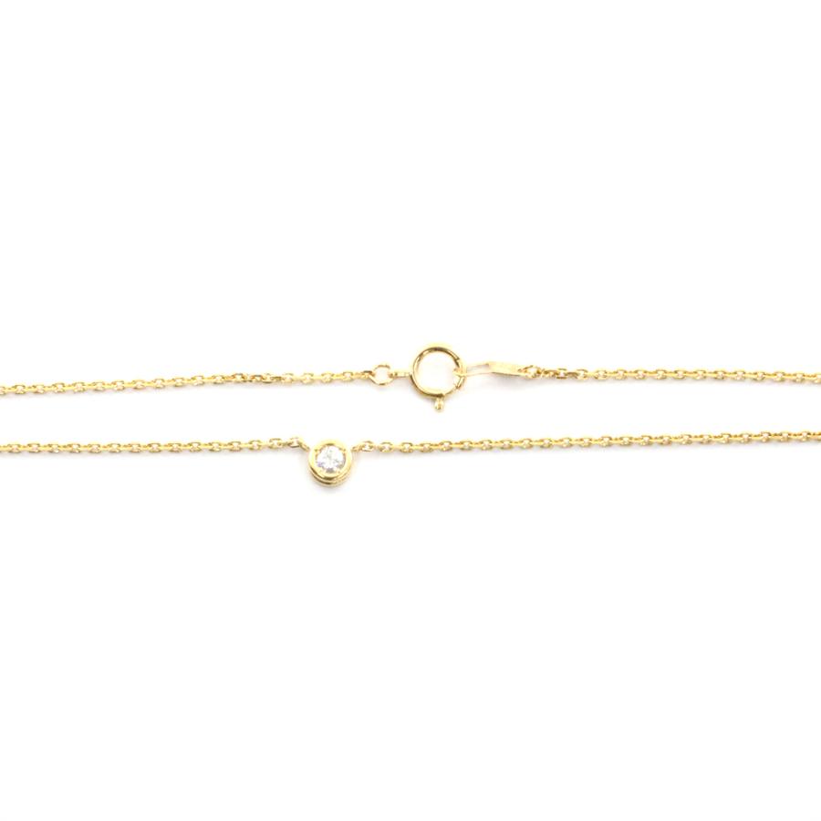 スタージュエリー STAR JEWELRY K18 アンクレット ダイヤモンド 0.113