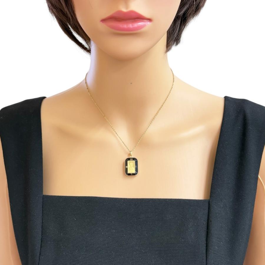 新品インゴッドネックレスk24K18自由の女神 ゴールドリバティ男女兼用シンプル 正規品新品K24K18インゴッドネックレス自由の女神 ゴールドリバティ