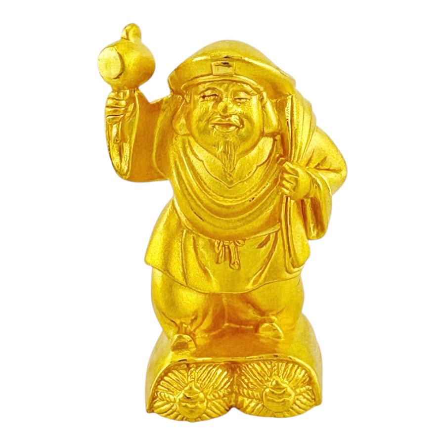 大黒天 大黒様 七福神 純金 置物 縁起物 金運 財運 商売〓盛