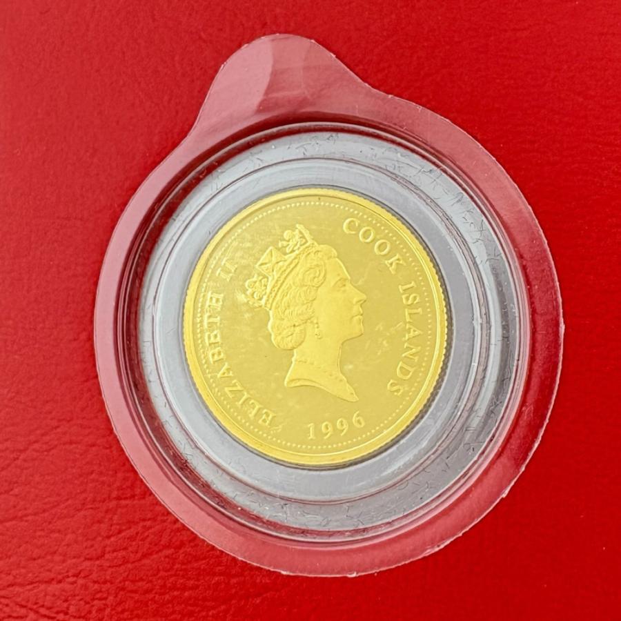 ディズニー ミッキー＆ミニー 50ドル 8g クック島 パース造幣局 1996年