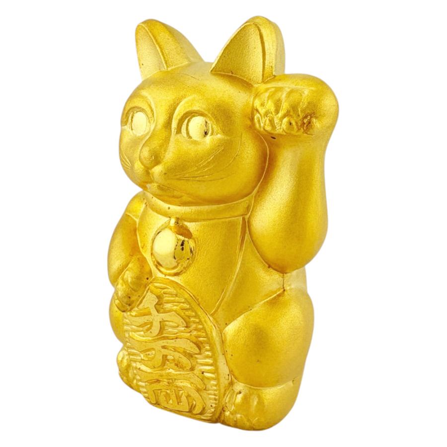 招き猫　染付　陶器　置物　金運　縁起物　J722 置物 招き猫 純金 縁起物 金運 財運 商売〓盛 コレクション 金工芸品