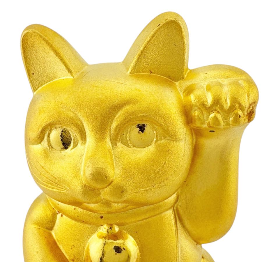 招き猫 大招き猫　年代物　幸運の置物　開運　現状　金運 ビンテージ 置物 招き猫 純金 縁起物 金運 財運 商売〓盛 コレクション 金工芸品