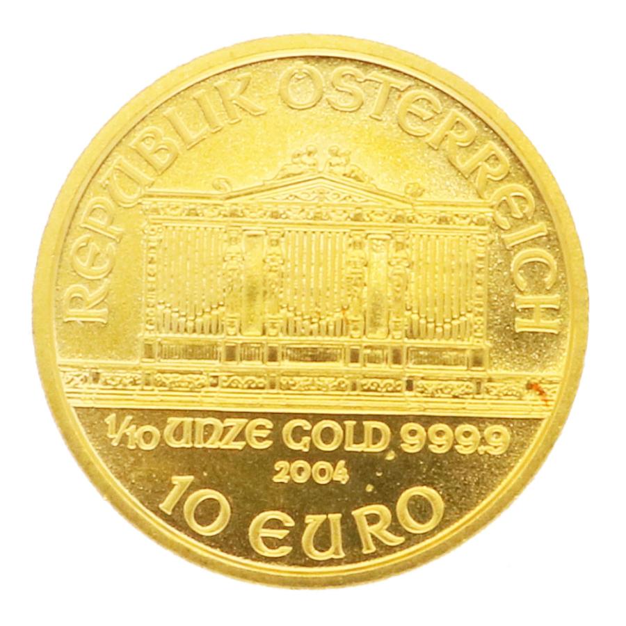 ウィーン ハーモニー 1/10オンス 2004 オーストリア 純金 金貨 外国