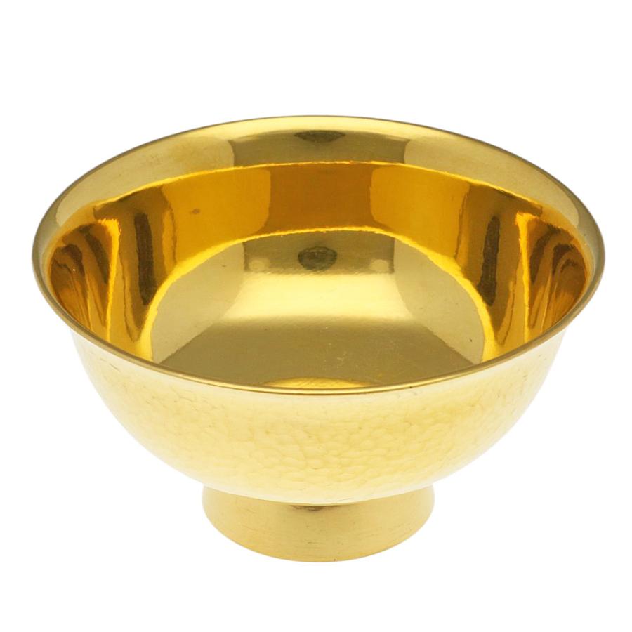 盃 酒器 置物 純金製 金器 還暦 退職 お祝い 誕生日 記念日 金工芸品