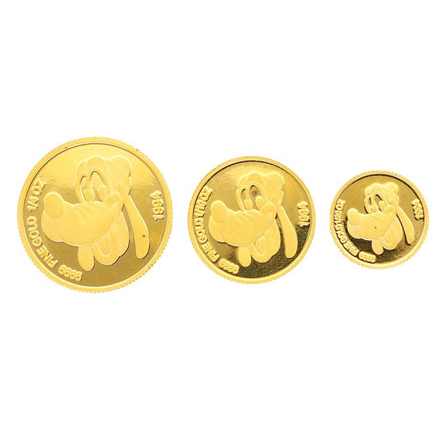 コインセット 1994 ディズニーゴールドコイン MICKEY'S LUCK 純金 記念