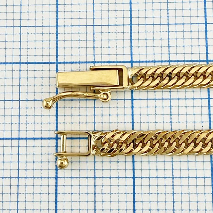 喜平 ブレスレット 12面トリプル 12DCT 18cm 約5g 留め具中折れ式 18金