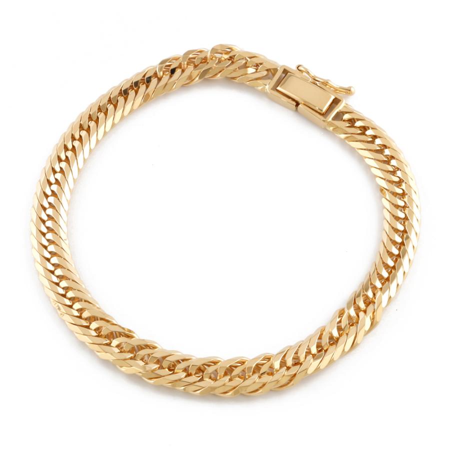 喜平 ブレスレット 約18g 12面トリプル 12DCT 18cm 留め具中折れ