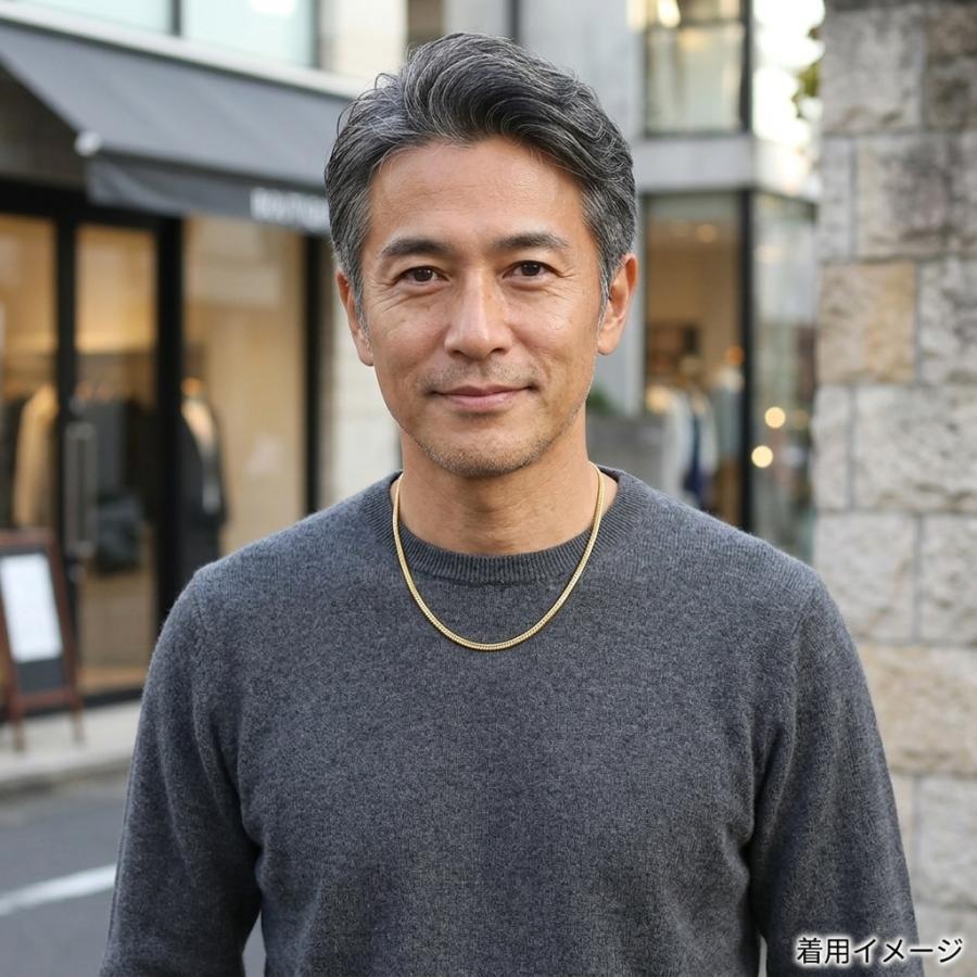 喜平 ネックレス 約12g 12面トリプル 12DCT 50cm 留め具中折れ式 18金