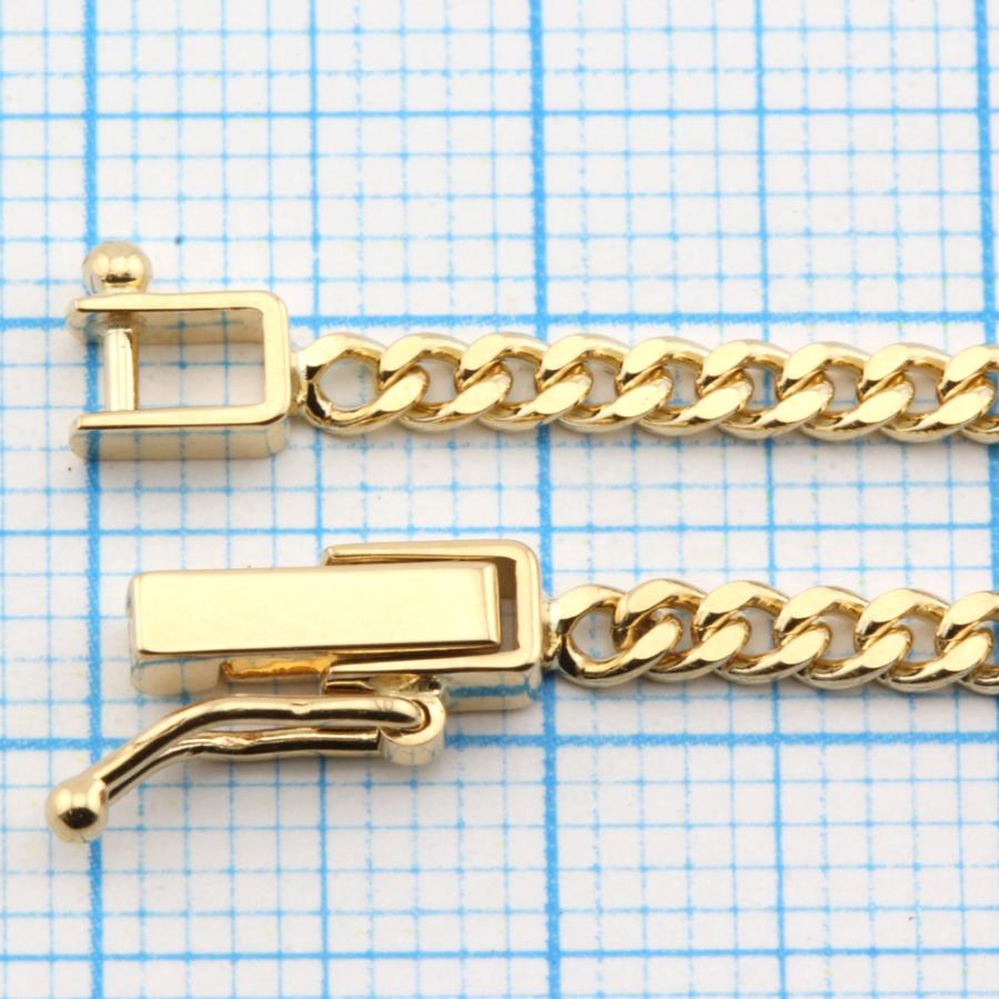 喜平 ネックレス 2面シングル 2DC 50cm 約10g 留め具中折れ式 18金 K18