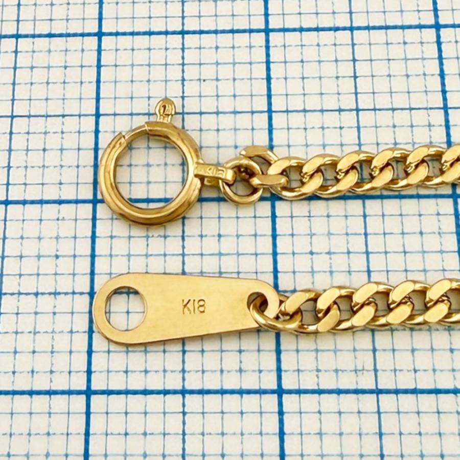 喜平 ネックレス 2面シングル 2DC 50cm 約10g 留め具引き輪式 18金 K18