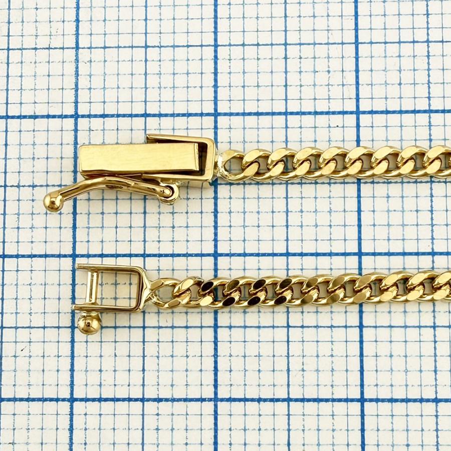 喜平 ネックレス 2面シングル 2DC 50cm 約11g 留め具中折れ式 18金 K18