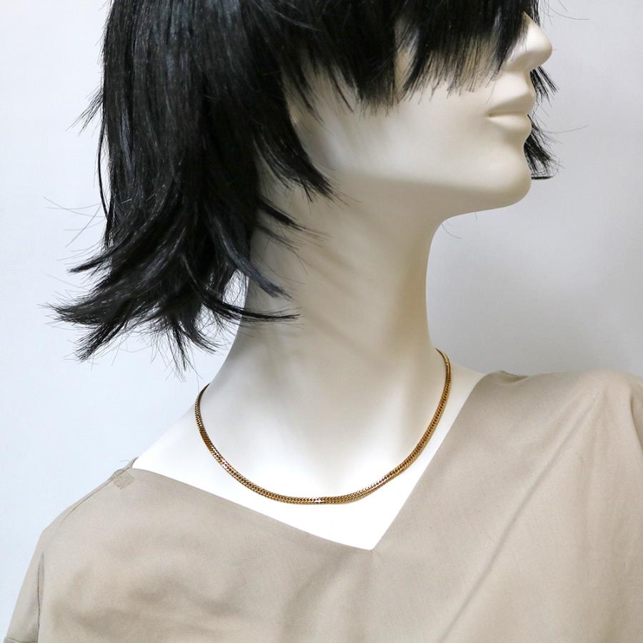 喜平 ネックレス 約20g 6面ダブル 6DCW 45cm 留め具 中折れ式 18金 K18