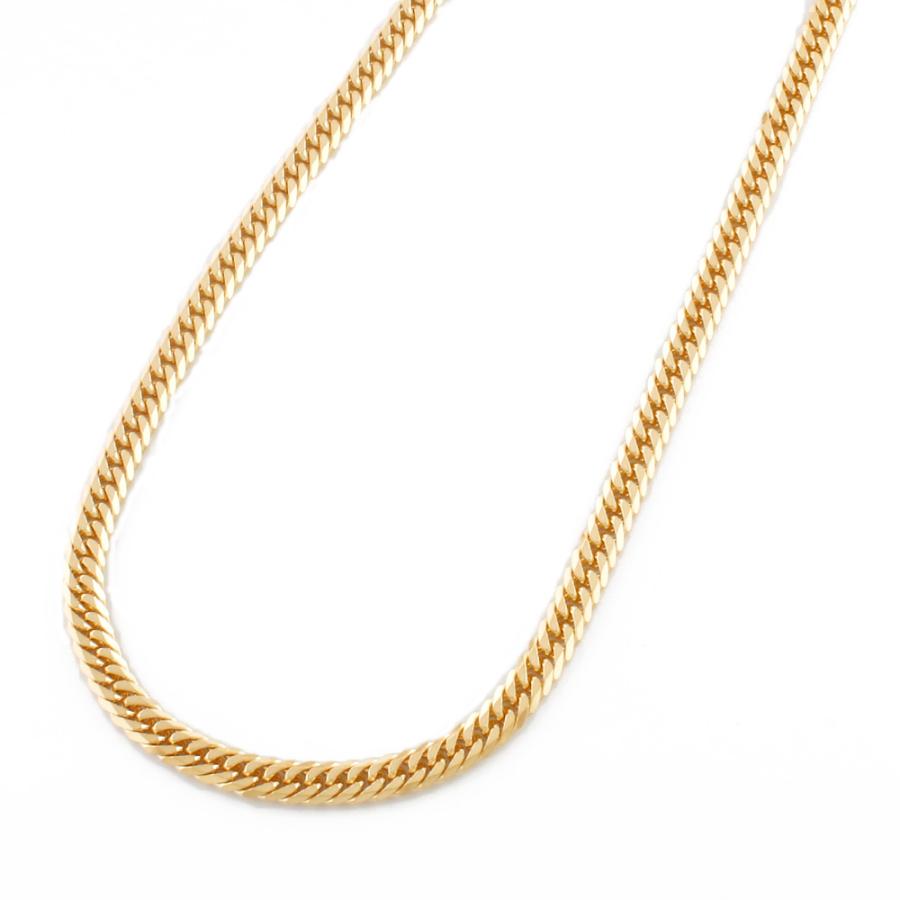 喜平 ダブル六面 日本製50cm 箱付き 刻印 高品質 中折れ式 喜平 ネックレス 6面ダブル 6DCW 50cm 約30g 留め具 中折れ式 18