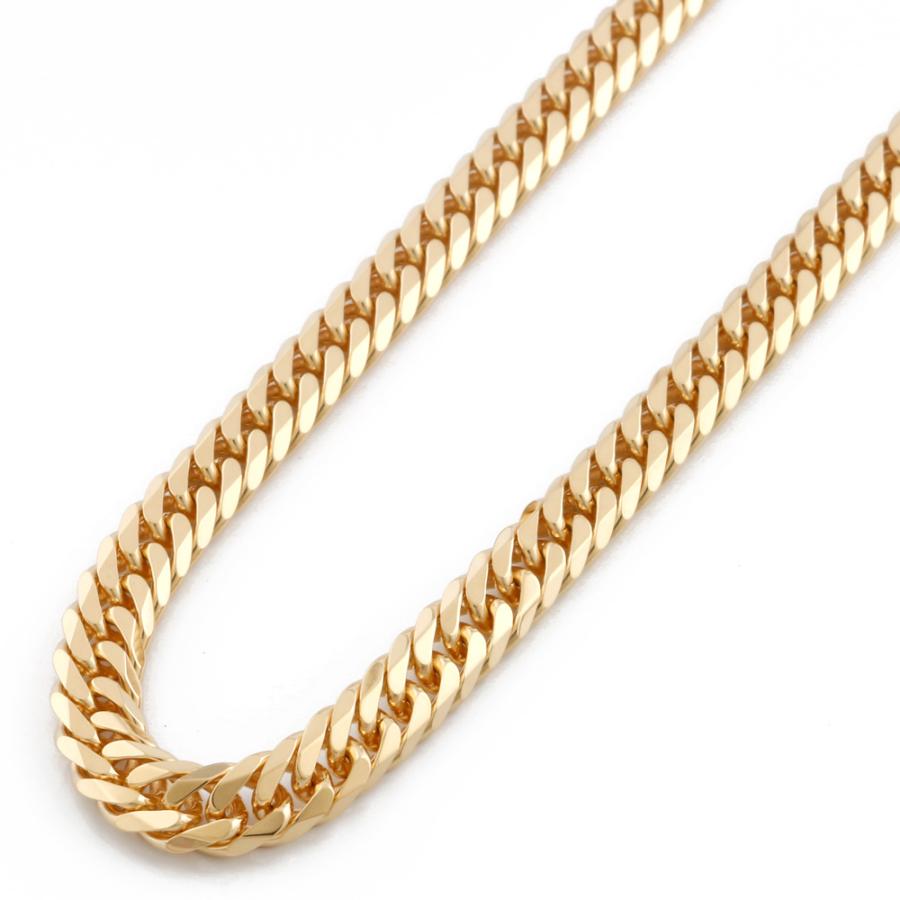 喜平 ダブル六面 日本製50cm 箱付き 刻印 高品質 中折れ式 喜平 ネックレス 約50g 6面ダブル 6DCW 60cm 留め具中折れ式 18