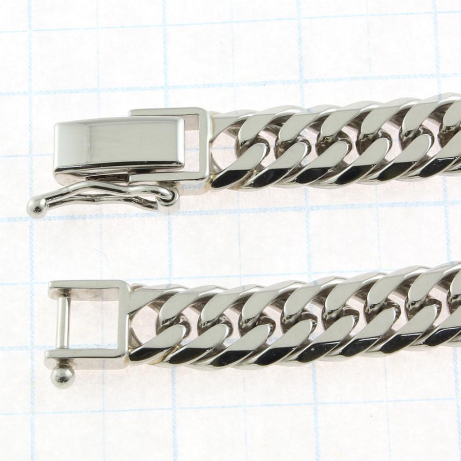 喜平 ブレスレット 約30g 6面ダブル 6DCW 20cm 留め具 中折れ式 Pt850