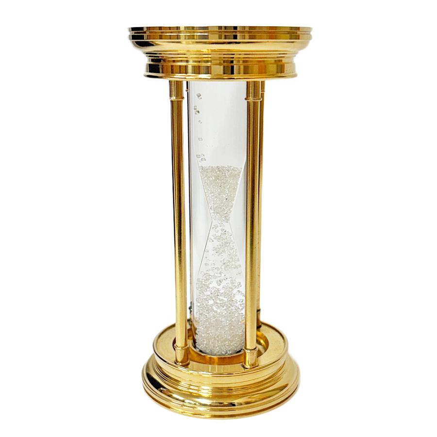 デビアス de beers 砂時計 日本限定 2000個 レア オブジェ メタル ユニセックス   中古 デビアス de beers 砂時計 日本限定 2000個 レア オブジェ