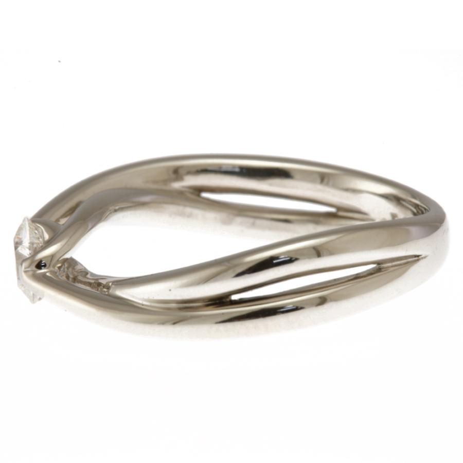 リング 指輪 9号 一粒ダイヤ Pt950プラチナ ダイヤモンド 0.31ct  