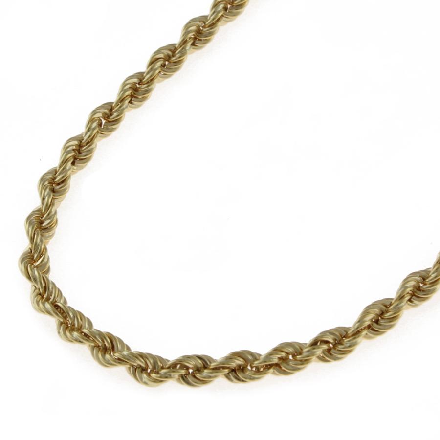 ウォルサム ロープチェーン ネックレスチェーン 18金 レディース 中古  