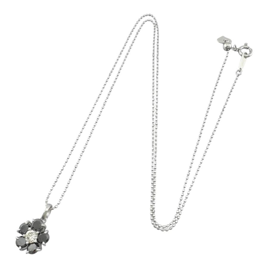 ネックレス 18金 K18ホワイトゴールド ダイヤモンド レディース