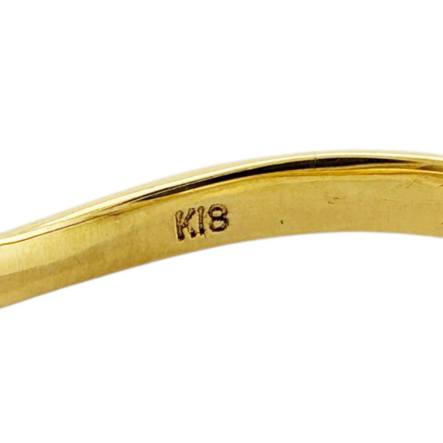リング 指輪 8.5号 18金 K18イエローゴールド ブルートパーズ