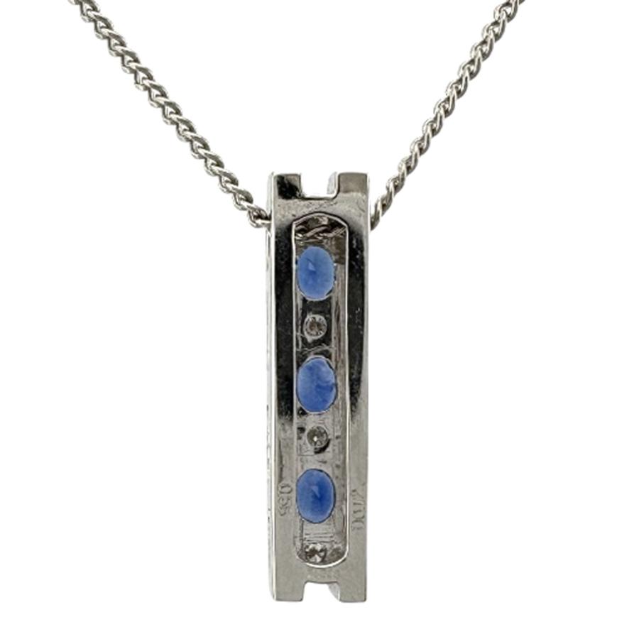 ネックレス　PT900 プラチナ ネックレス Pt900プラチナ サファイヤ レディース 中古 美品