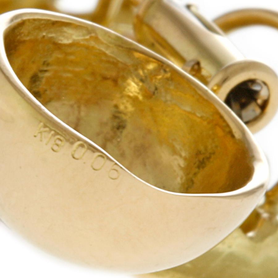 ピエロ ブローチ 18金 K18イエローゴールド ルビー 0.06ct