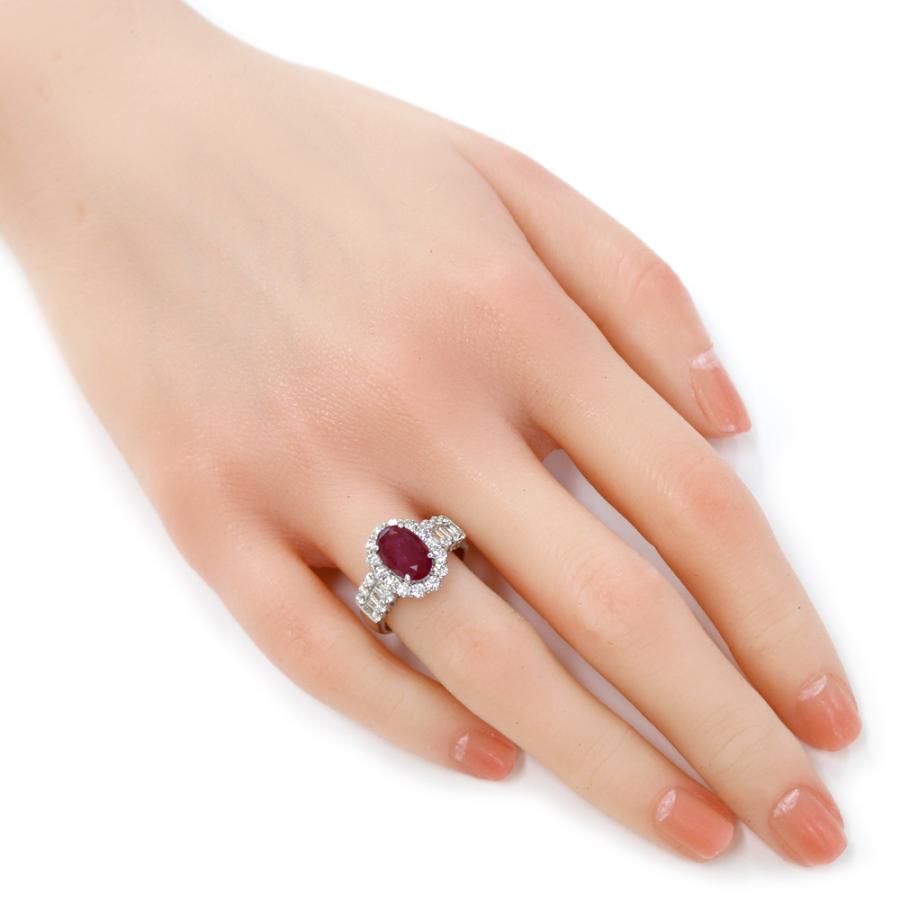 リング 指輪 13号 Pt900プラチナ ルビー中古 美品 : R&Kリサイクル