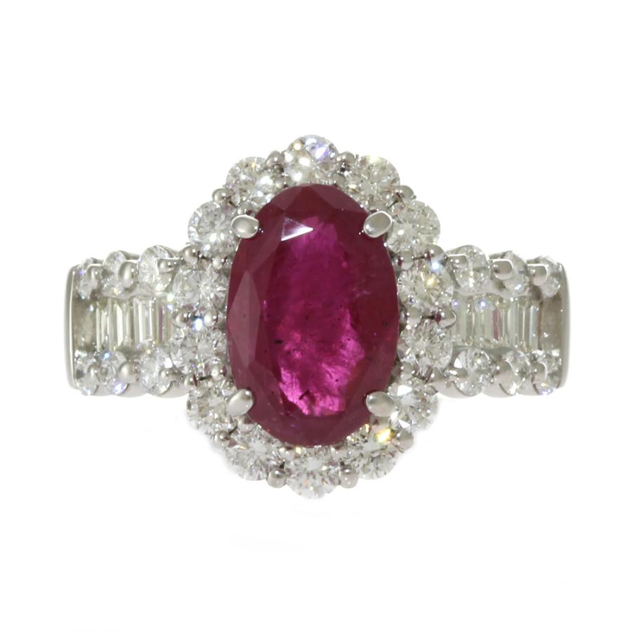 リング 指輪 13号 Pt900プラチナ ルビー中古 美品 : R&Kリサイクル