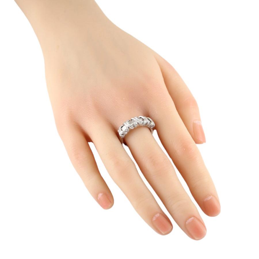 リング 指輪 16号 18金 K18ホワイトゴールド ダイヤモンド 1.30ct 