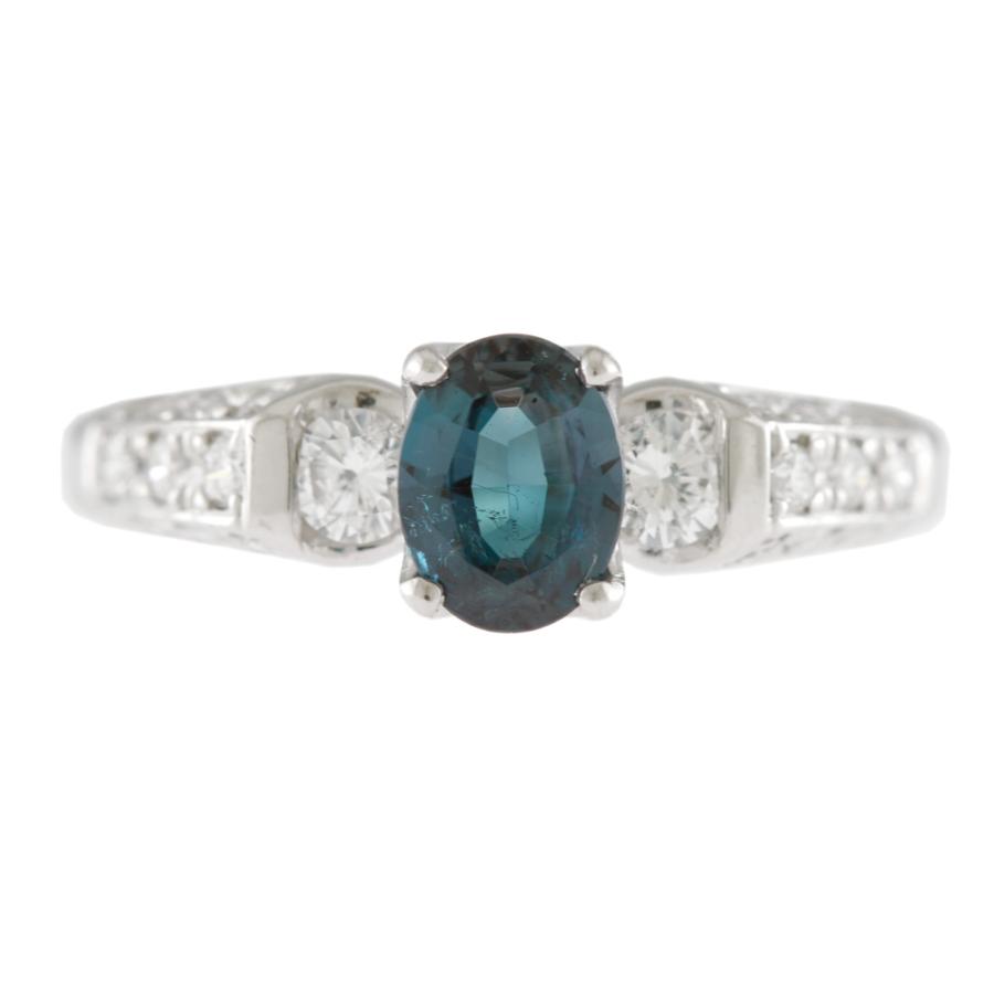 リング 指輪 13号 Pt900プラチナ アレキサンドライト レディース 中古  