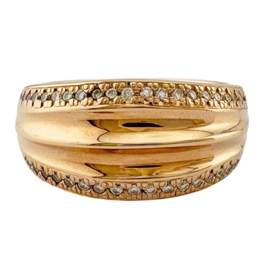 リング 指輪 12.5号 18金 K18ピンクゴールド ダイヤモンド レディース