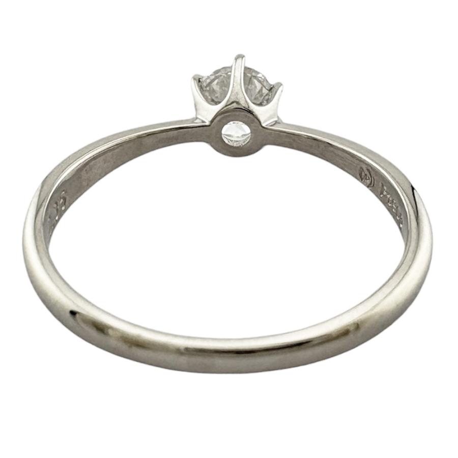 リング 指輪 10号 Pt900プラチナ ダイヤモンド レディース 中古 美品