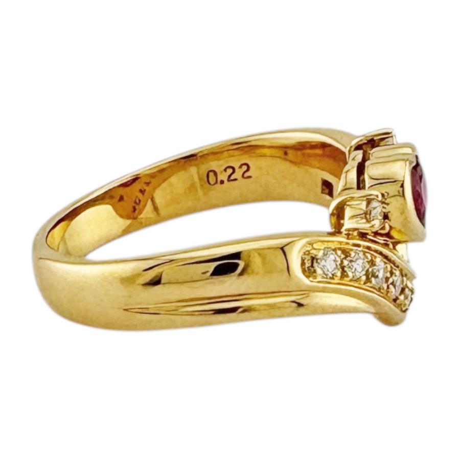 K18ゴールド ルビーリング 9g K18イエローゴールドルビーリング(RFR998-001)|TSUTSUMI（ジュエリー