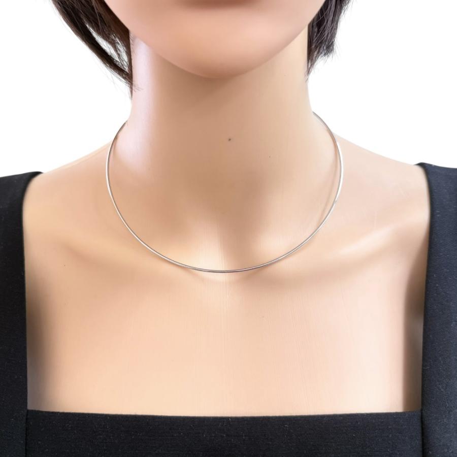 ネックレス 18金 K18ホワイトゴールド レディース 中古 美品