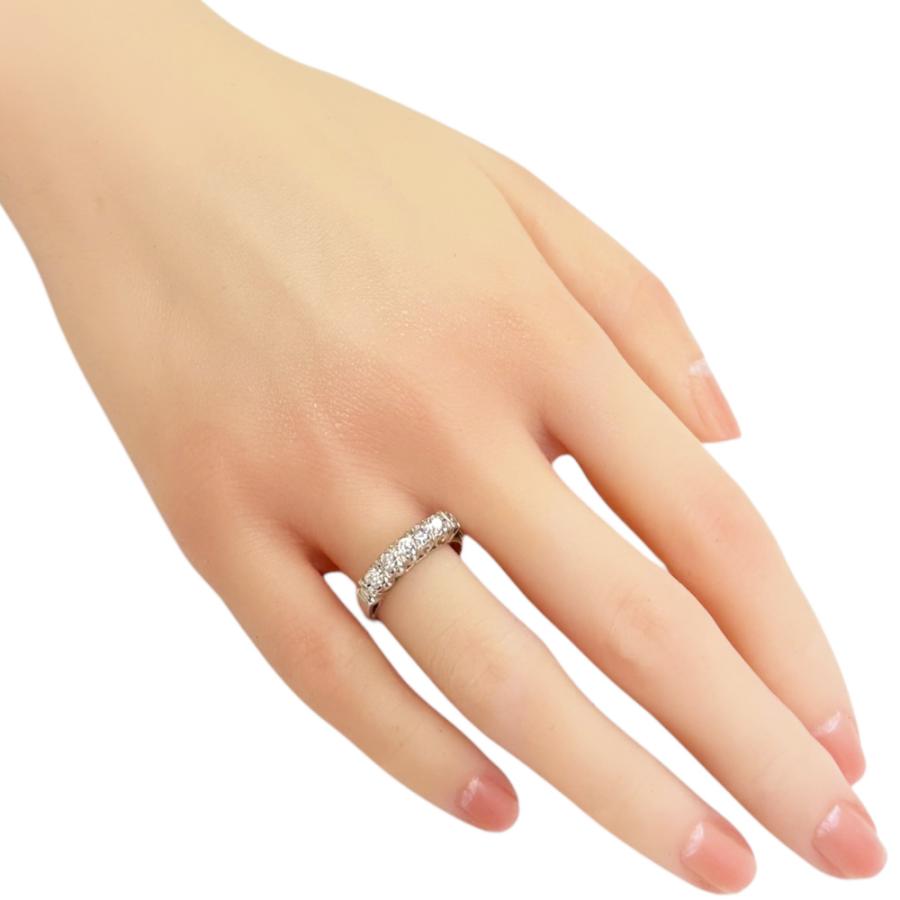 リング 指輪 12号 Pt900プラチナ ダイヤモンド 0.35ct レディース 中古 