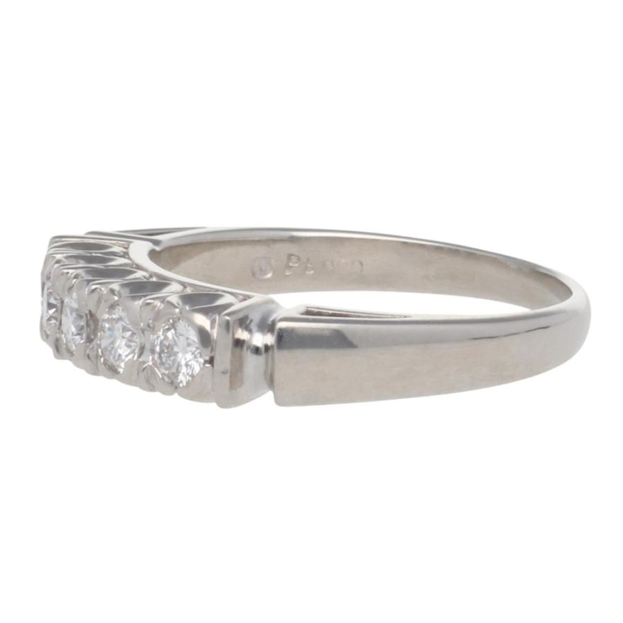 リング 指輪 12号 Pt900プラチナ ダイヤモンド 0.35ct レディース 中古 