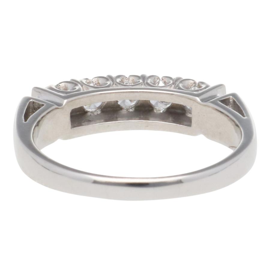 リング 指輪 12号 Pt900プラチナ ダイヤモンド 0.35ct レディース 中古 