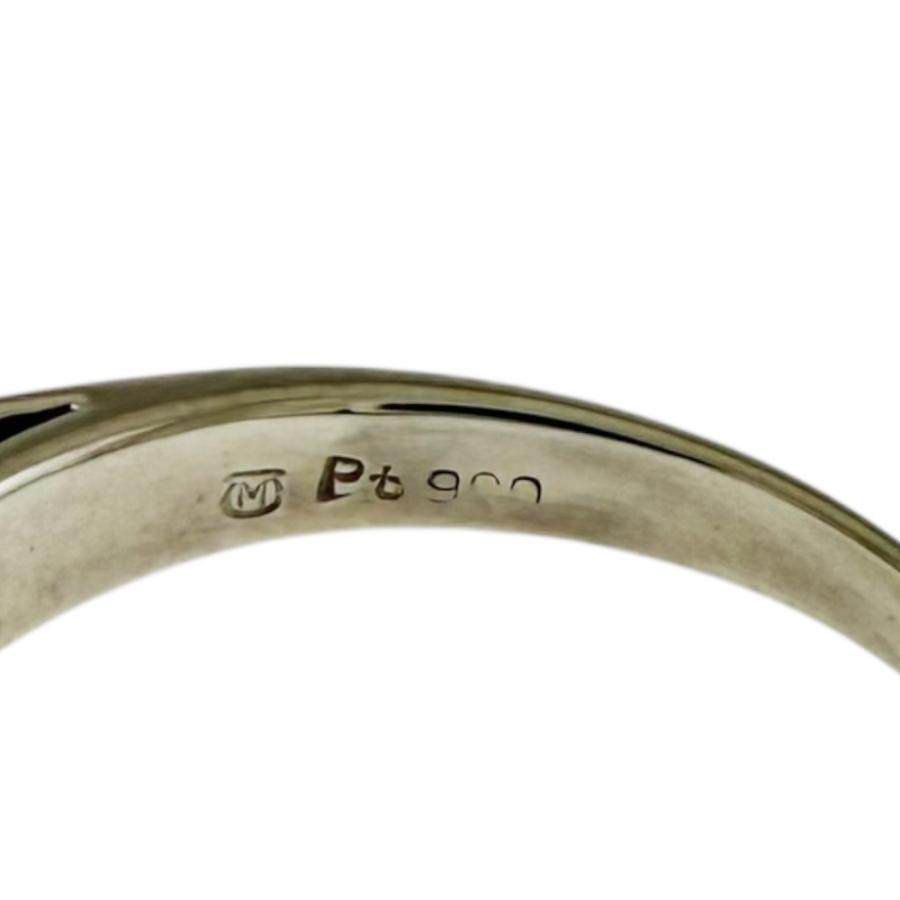 リング 指輪 12号 Pt900プラチナ ダイヤモンド 0.35ct レディース 中古 
