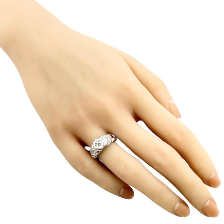 pt900 プラチナ　ダイヤモンドリング　指輪　13号 pt900 プラチナダイヤモンドリング指輪13号