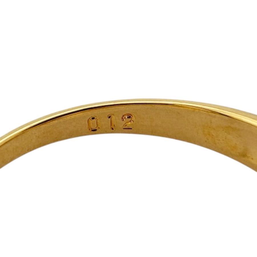 k18 指輪　リング　11号 リング 指輪 11号 18金 K18イエローゴールド アメジスト ダイヤモンド