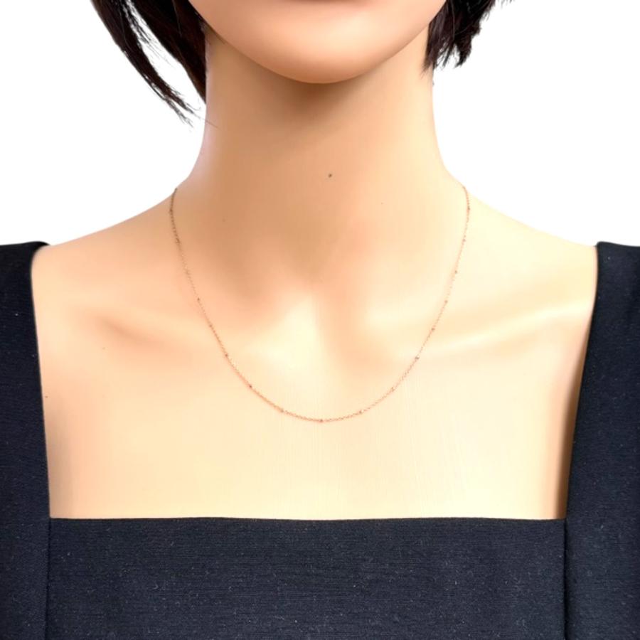 ネックレス 18金 K18ピンクゴールド レディース 中古 美品 : R&K