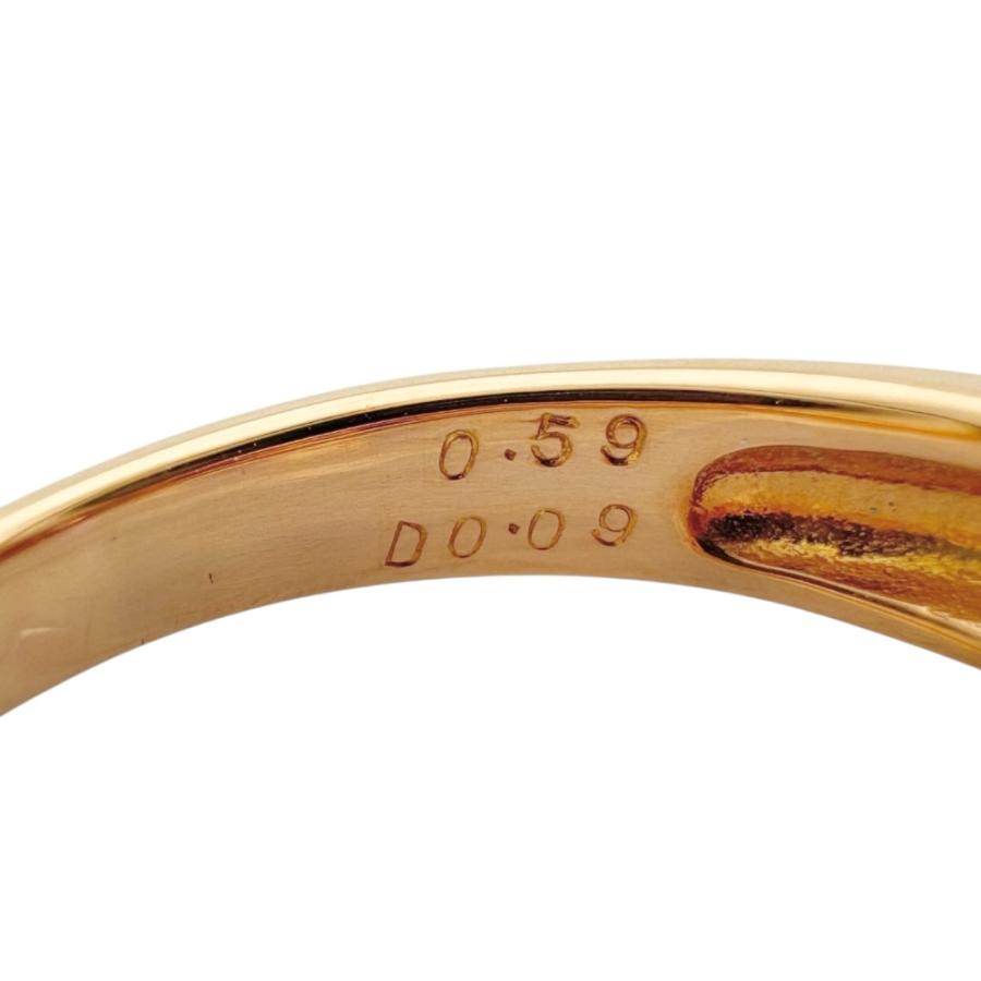 リング 指輪 12号 18金 K18ピンクゴールド ピンクサファイア  