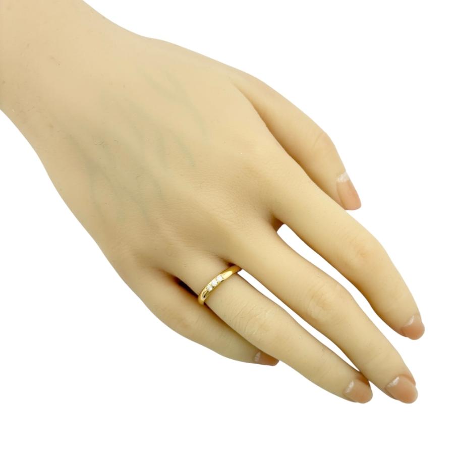 リング 指輪 10号 18金 K18イエローゴールド ダイヤモンド レディース  