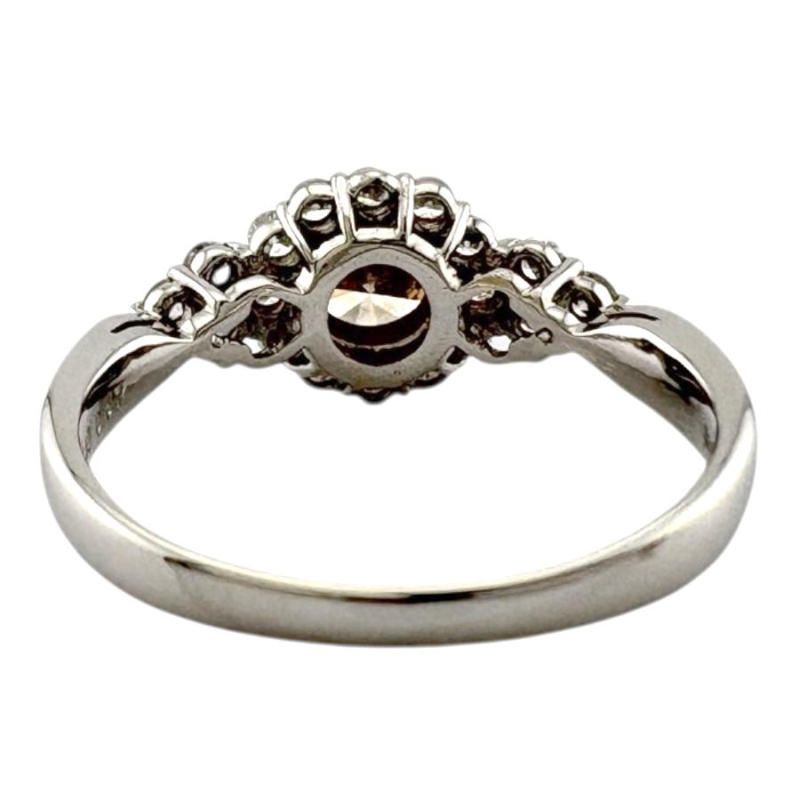 リング 指輪 14.0号 Pt900プラチナ ダイヤモンド レディース 中古 美品