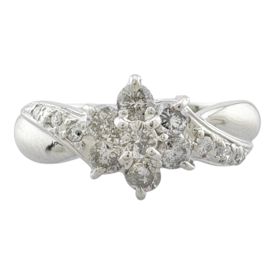 リング 指輪 12号 Pt900プラチナ ダイヤモンド レディース 中古